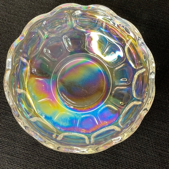 Vintage Federal Glass Colonial Pattern Nappy - Picture 3 of 5